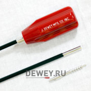Шомпол J.DEWEY для .30 калибра (7,62мм) 112 см (44") цельный алюминиевый в оплетке Copper Eliminator 30CA-44 Шомпол J.DEWEY для .30 калибра (7,62мм) 112 см (44") цельный алюминиевый в оплетке Copper Eliminator 30CA-44