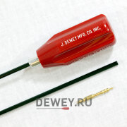 Шомпол J.DEWEY для .17 калибра (4,5мм) 28 см (11") цельный в оплетке 17C-11 Шомпол J.DEWEY для .17 калибра (4,5мм) 28 см (11") цельный в оплетке 17C-11
