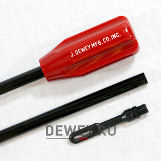 Шомпол J.DEWEY для 12/16/20 калибра 100 см (39") из 2х частей в оплетке 39-SC Шомпол J.DEWEY для 12/16/20 калибра 100 см (39") из 2х частей в оплетке 39-SC