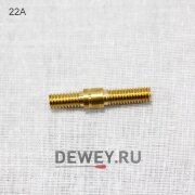 Переходник J.DEWEY папа 8/32 - папа 8/36 (22A) Переходник J.DEWEY папа 8/32 - папа 8/36 (22A)