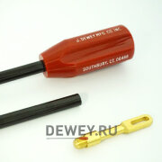 Шомпол J.DEWEY для 12/16/20 калибра 86 см (34") цельный в оплетке 34-SC-1 Шомпол J.DEWEY для 12/16/20 калибра 86 см (34") цельный в оплетке 34-SC-1