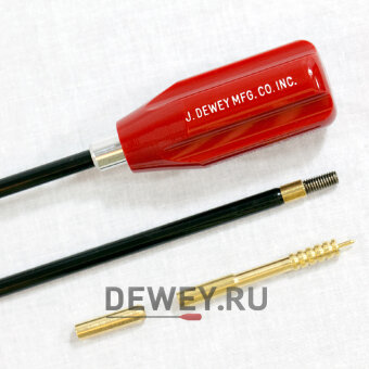 Шомпол J.DEWEY для .30 калибра (7,62мм) 91 см (36") цельный в оплетке 30C-36